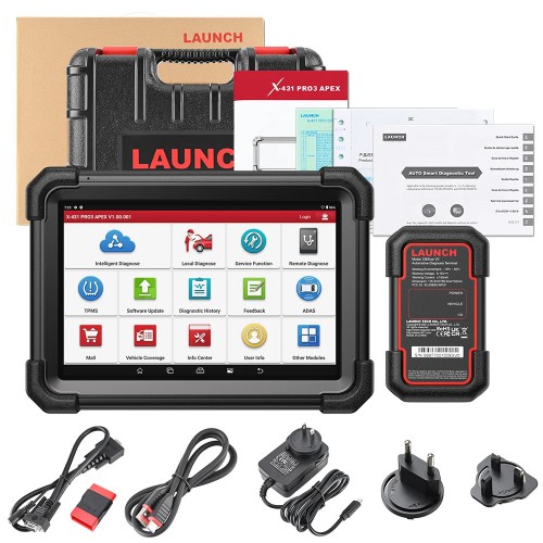 2024 Launch X431 PRO3 APEX OBD2 Scanner Wireless Diagnostic Tool Online Coding,CANFD DoIP,37+ Services,IMMO,Topology Mapping,FCA SGW,HD Trucks Scan